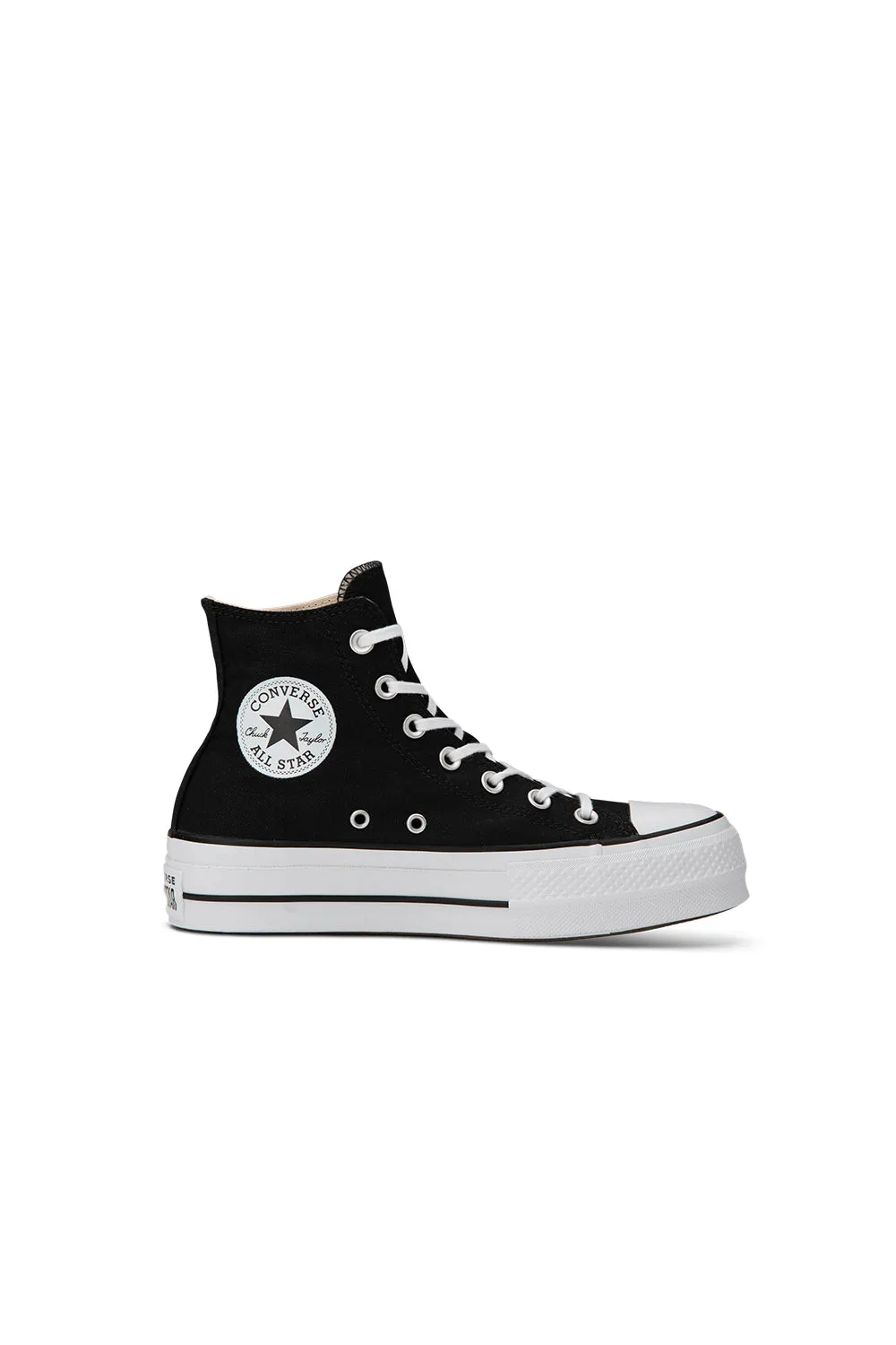 Chuck Taylor All Star Canvas Lift High Top Black sold by Karen Walker