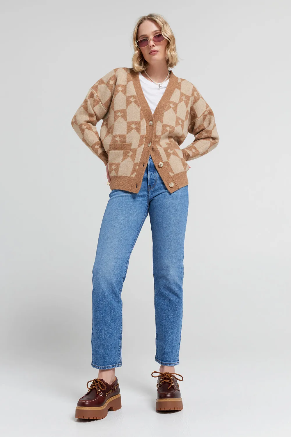 Wedgie Straight Jeans Jazz Jive Sound sold by Karen Walker