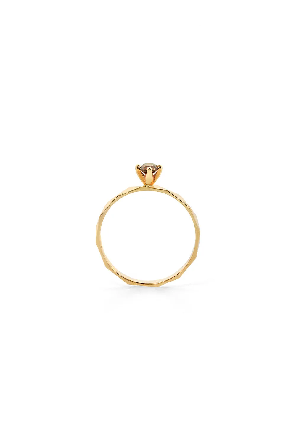 Believer Ring, Gold, Champagne Diamond sold by Karen Walker product image thumbnail 2