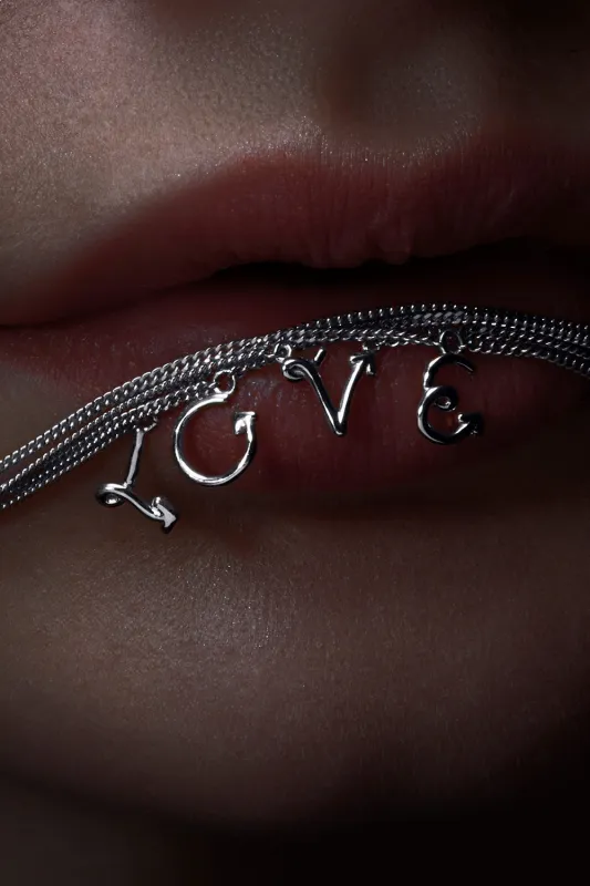 Single Initial Necklace Silver sold by Karen Walker