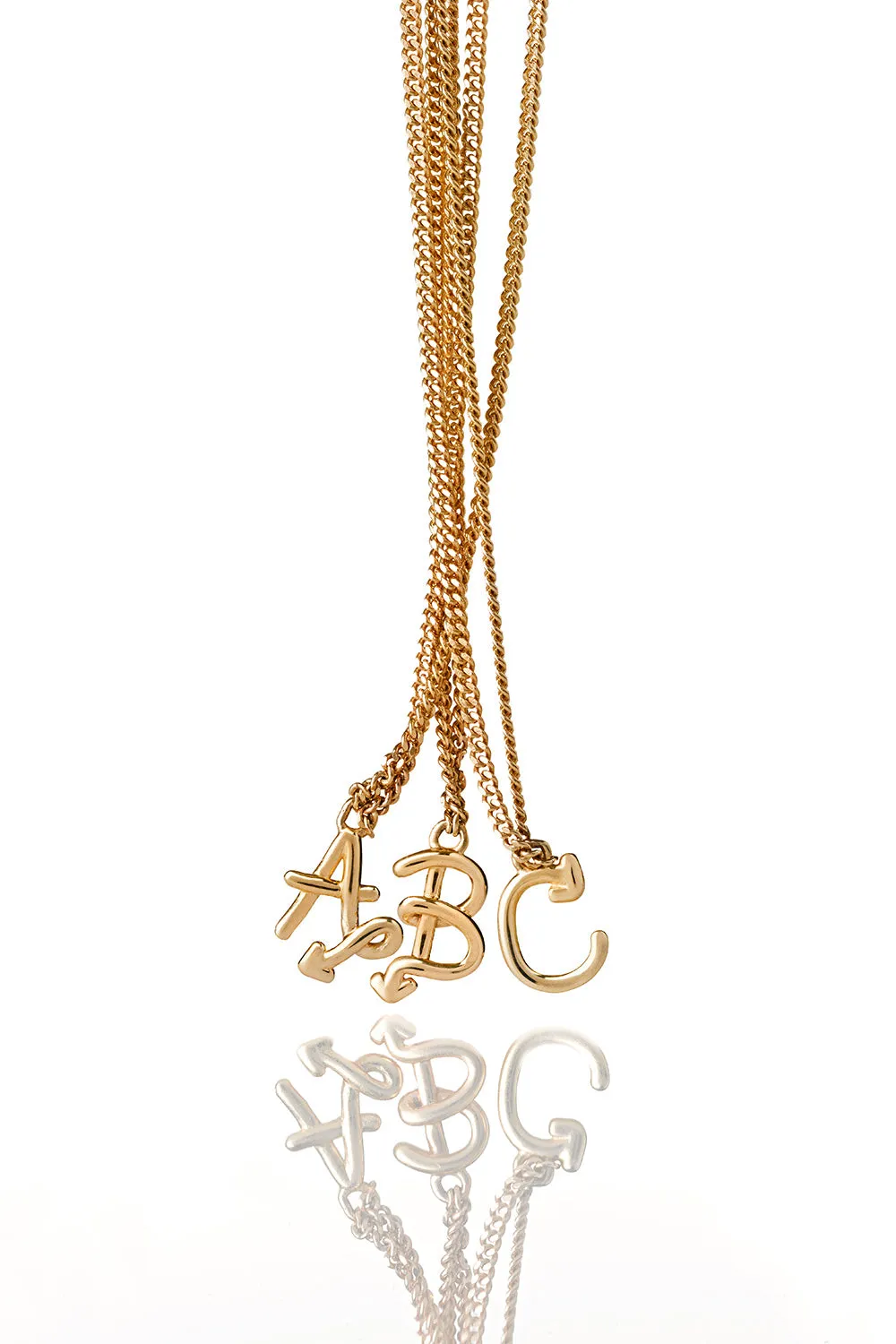 Single Initial Necklace Gold sold by Karen Walker product image thumbnail 3