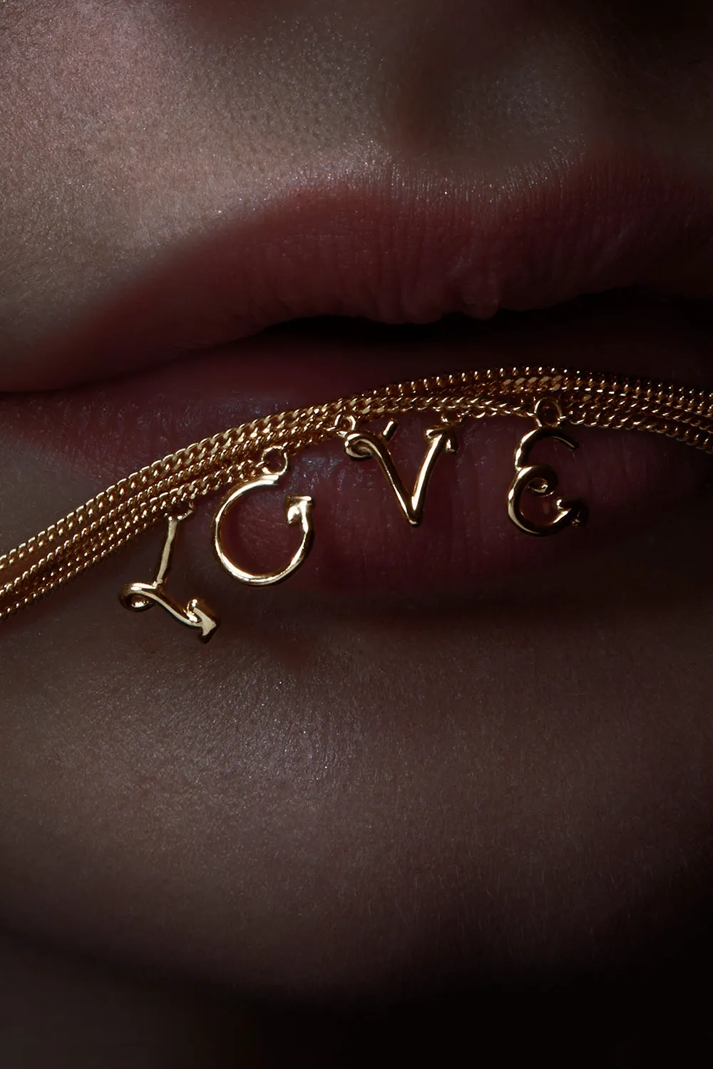 Single Initial Necklace Gold sold by Karen Walker product image thumbnail 2