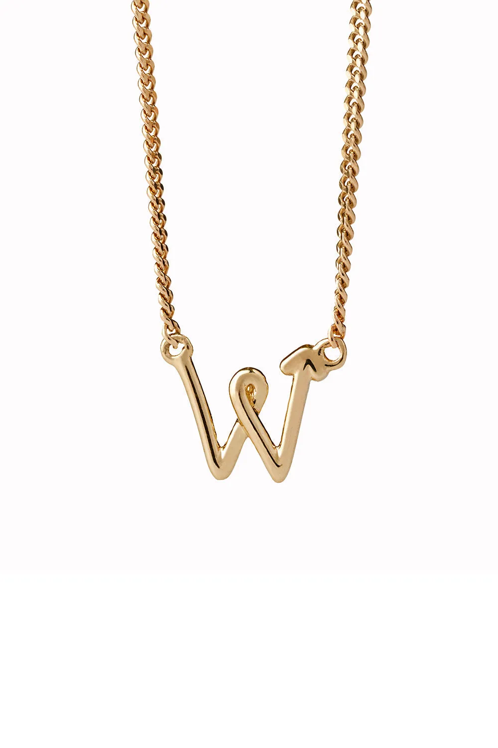Single Initial Necklace Gold sold by Karen Walker