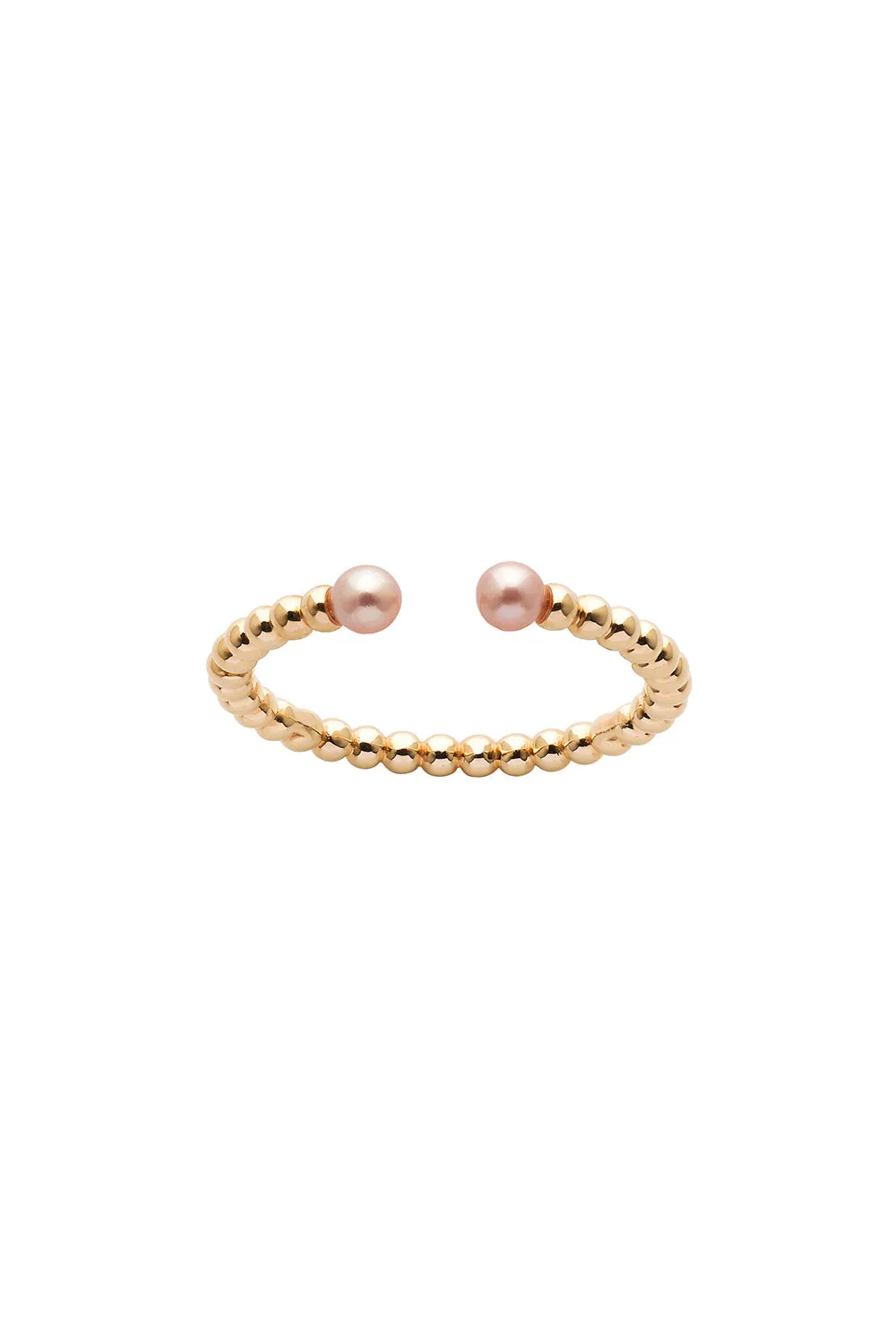 Split Wisdom Pearl Ring Gold sold by Karen Walker