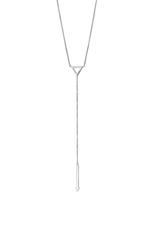 Metronome Necklace Silver sold by Karen Walker