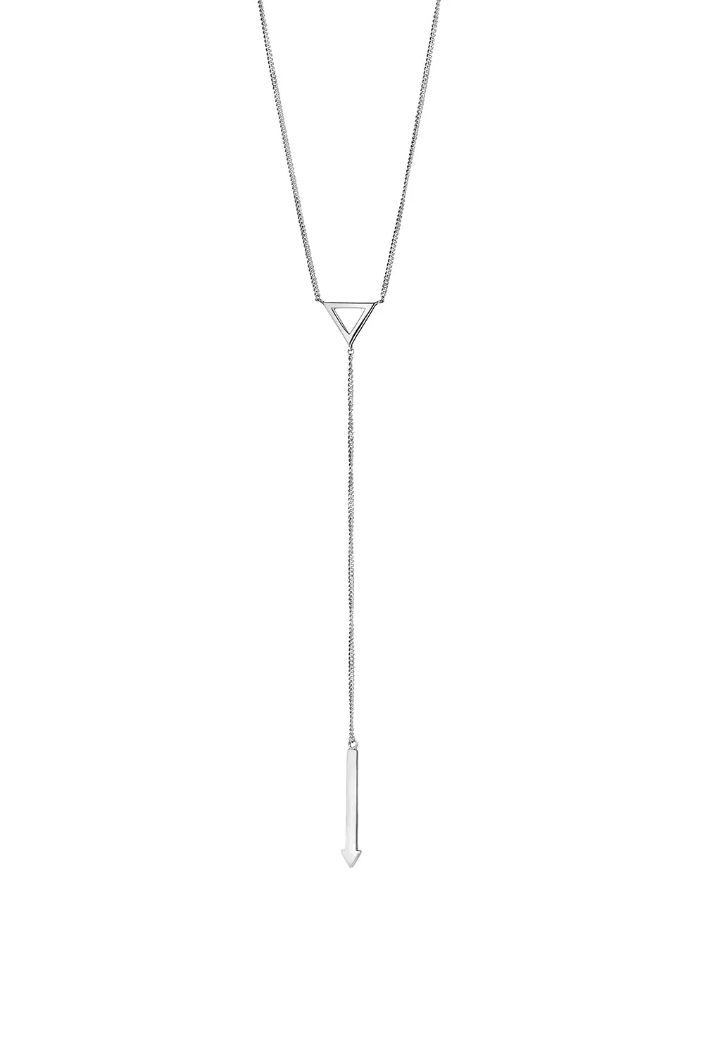 Metronome Necklace Silver sold by Karen Walker