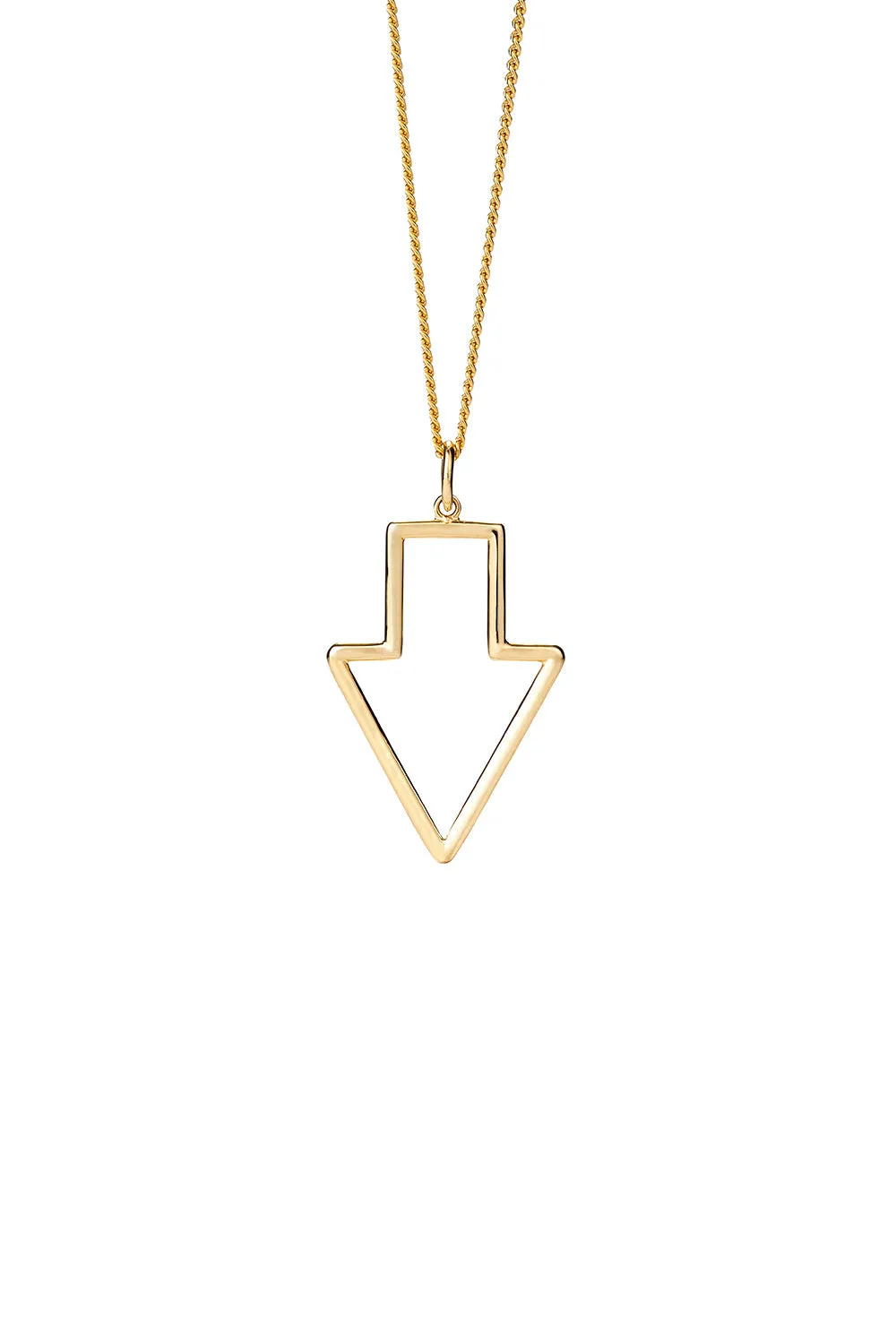 Runaway Arrow Pendant Gold sold by Karen Walker