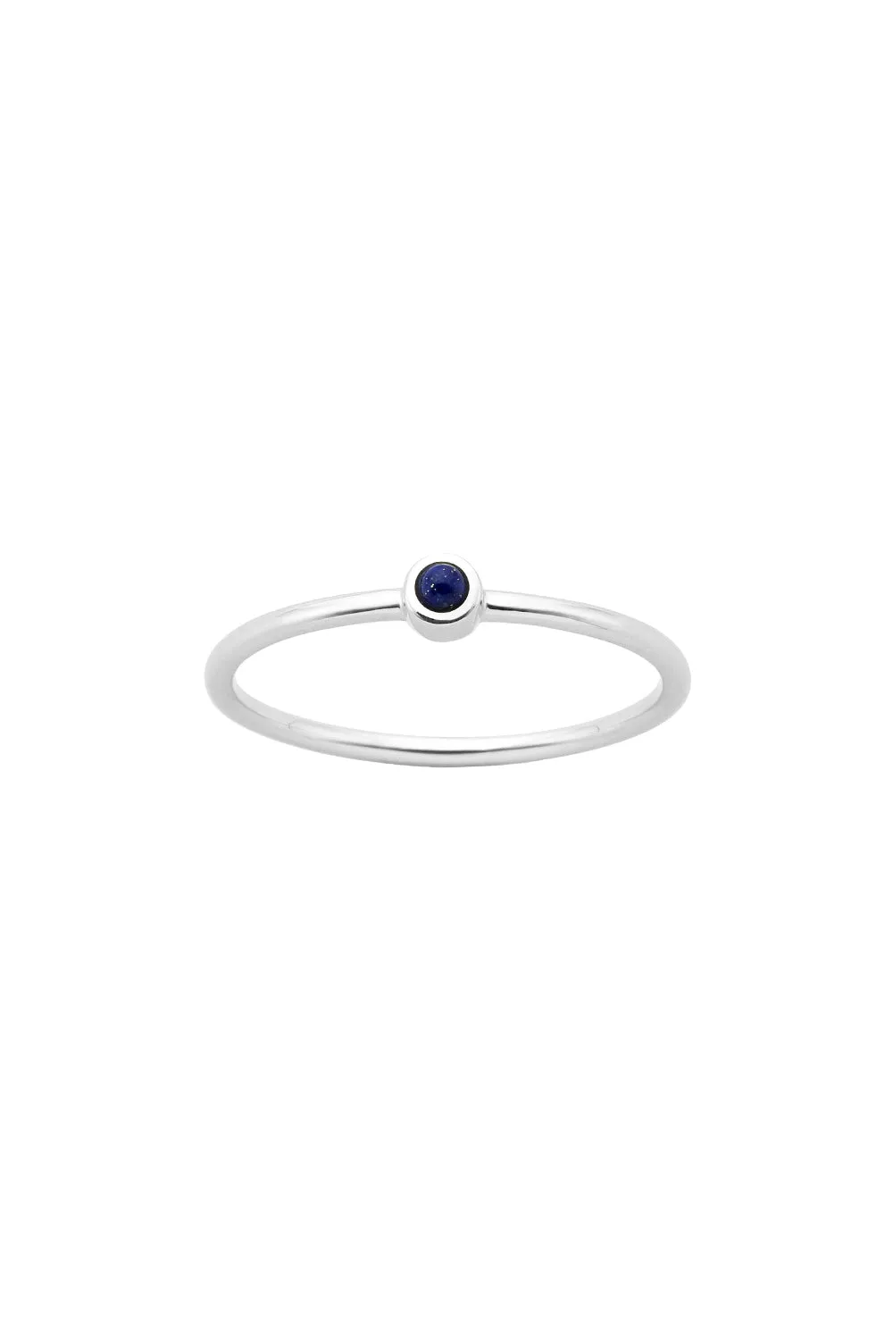 Fine Orbit Ring Silver Lapis sold by Karen Walker product image thumbnail 2