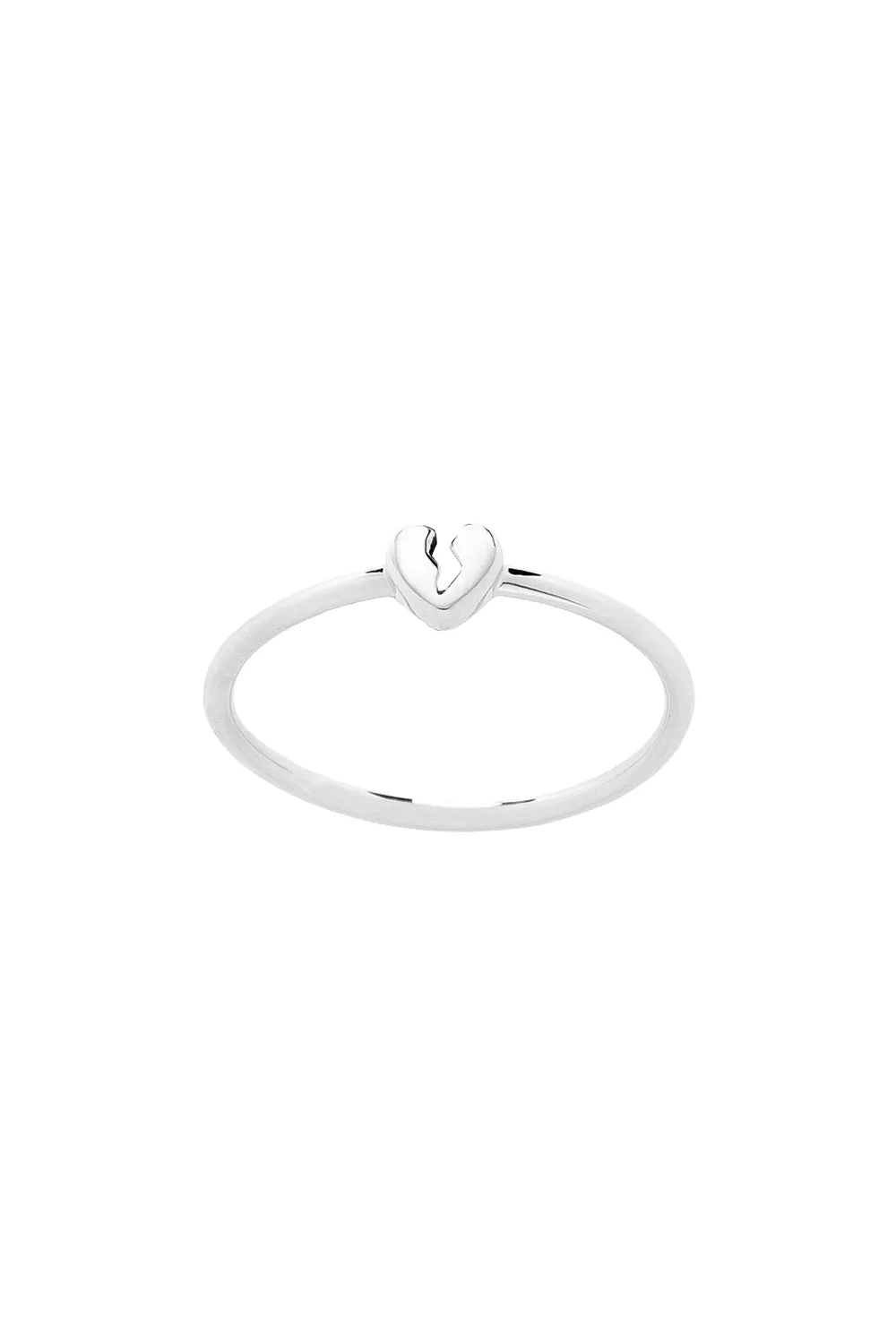 Broken Heart Ring Silver sold by Karen Walker