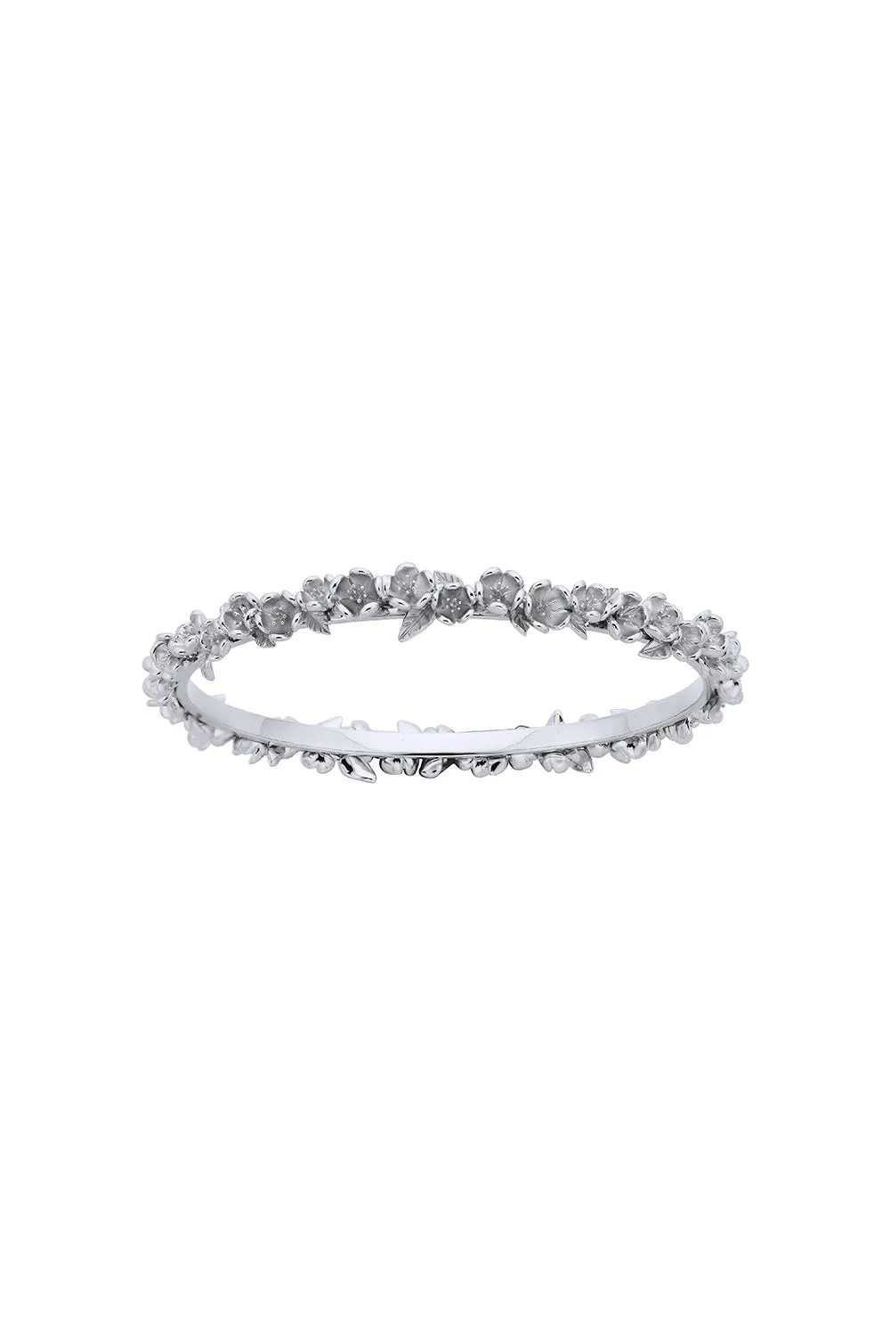 Wreath Bangle Silver sold by Karen Walker