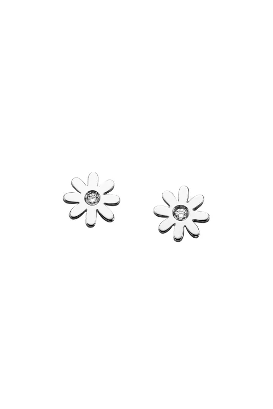 Mini Daisy Studs Silver sold by Karen Walker