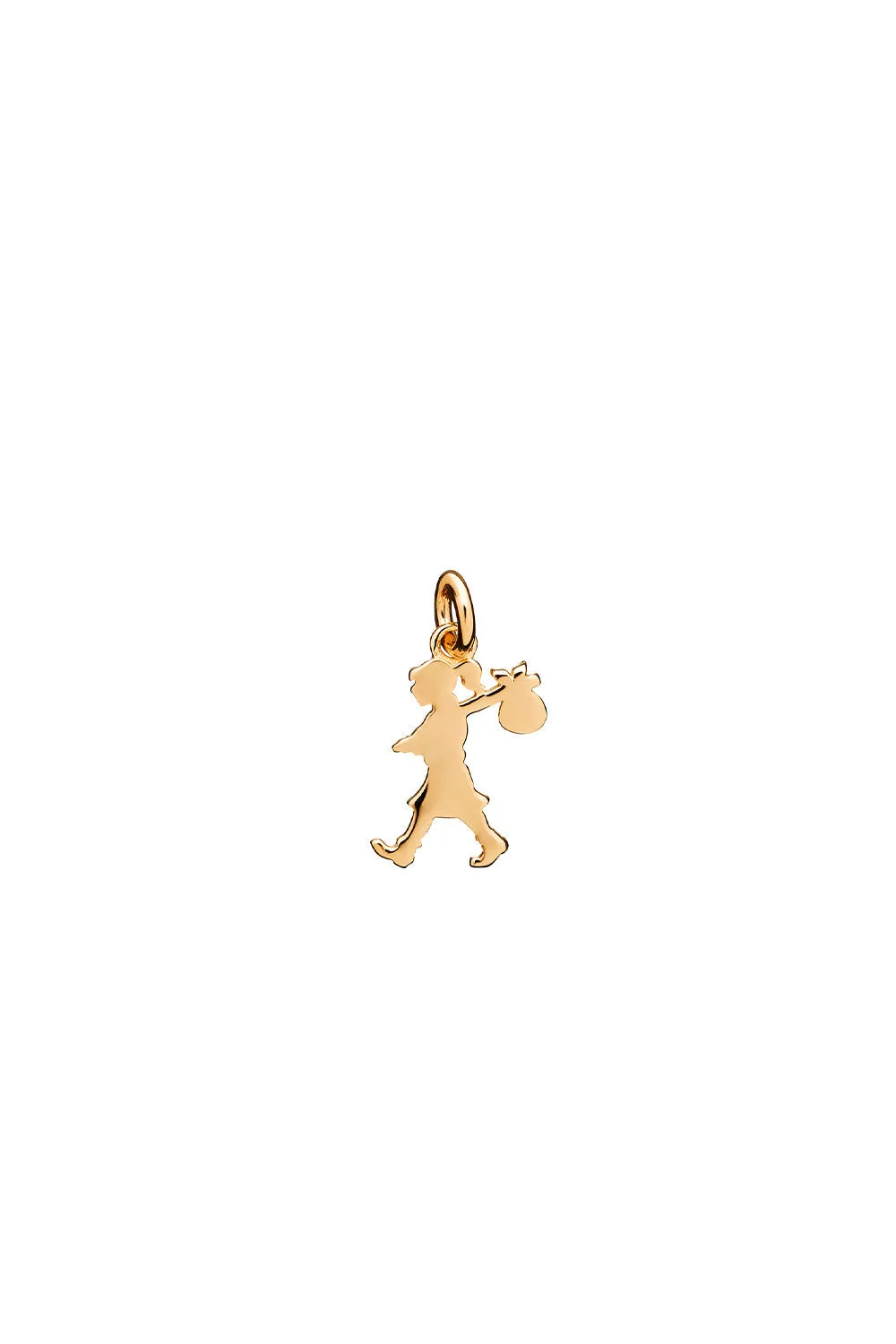Mini Runaway Girl Charm Gold sold by Karen Walker