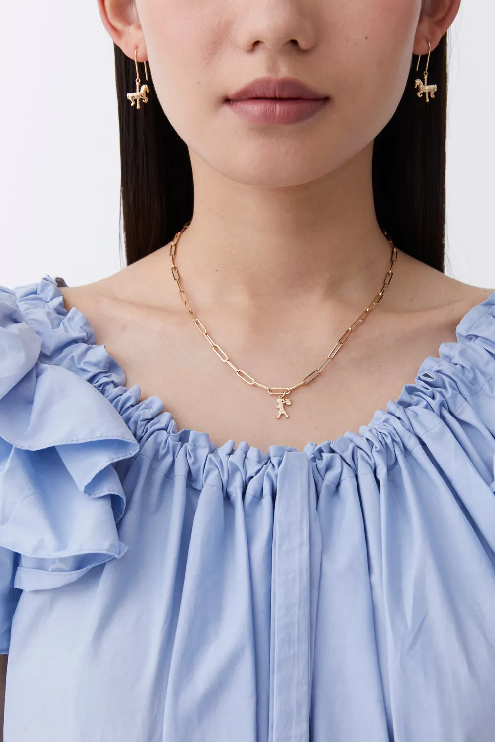 Mini Runaway Girl Charm Gold sold by Karen Walker product image thumbnail 4