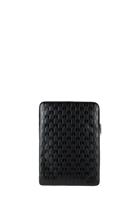 Monogram 15” Laptop Case Black sold by Karen Walker