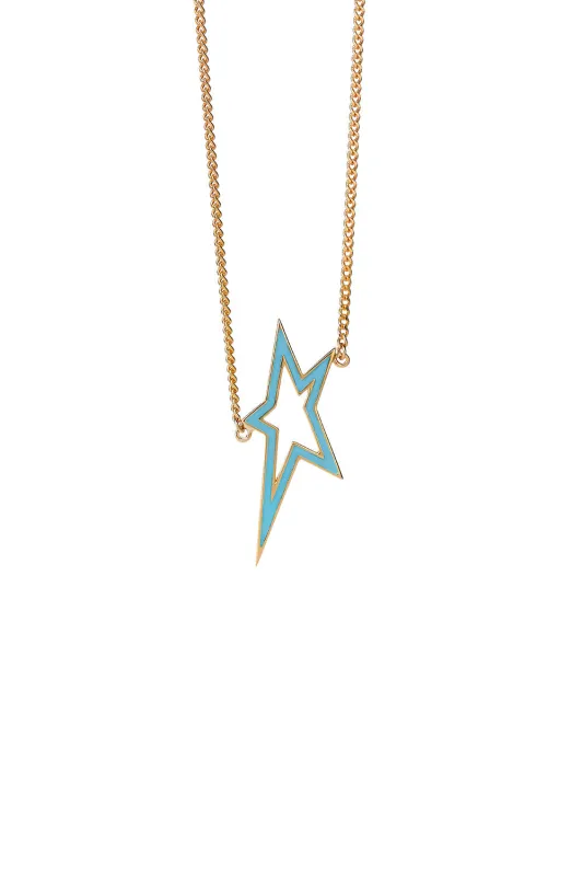 Star City Enamel Necklace Gold sold by Karen Walker