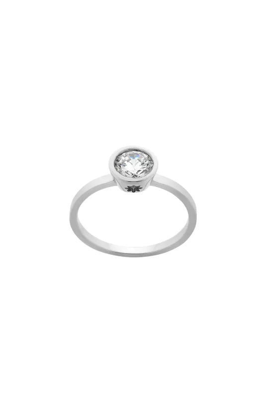 Diamond Brilliant Ring, 9ct White Gold, .75ct Diamond sold by Karen Walker