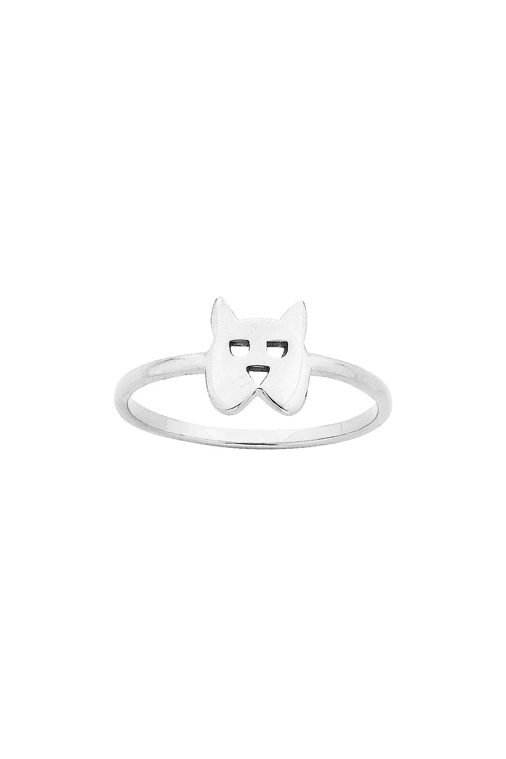Mini Dog Ring Silver sold by Karen Walker