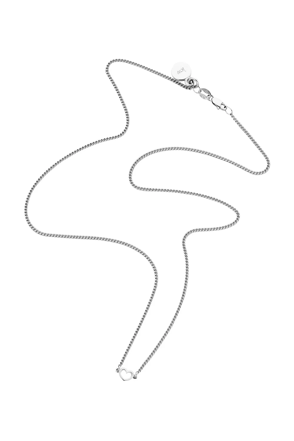 Mini Heart Necklace Silver sold by Karen Walker product image thumbnail 2