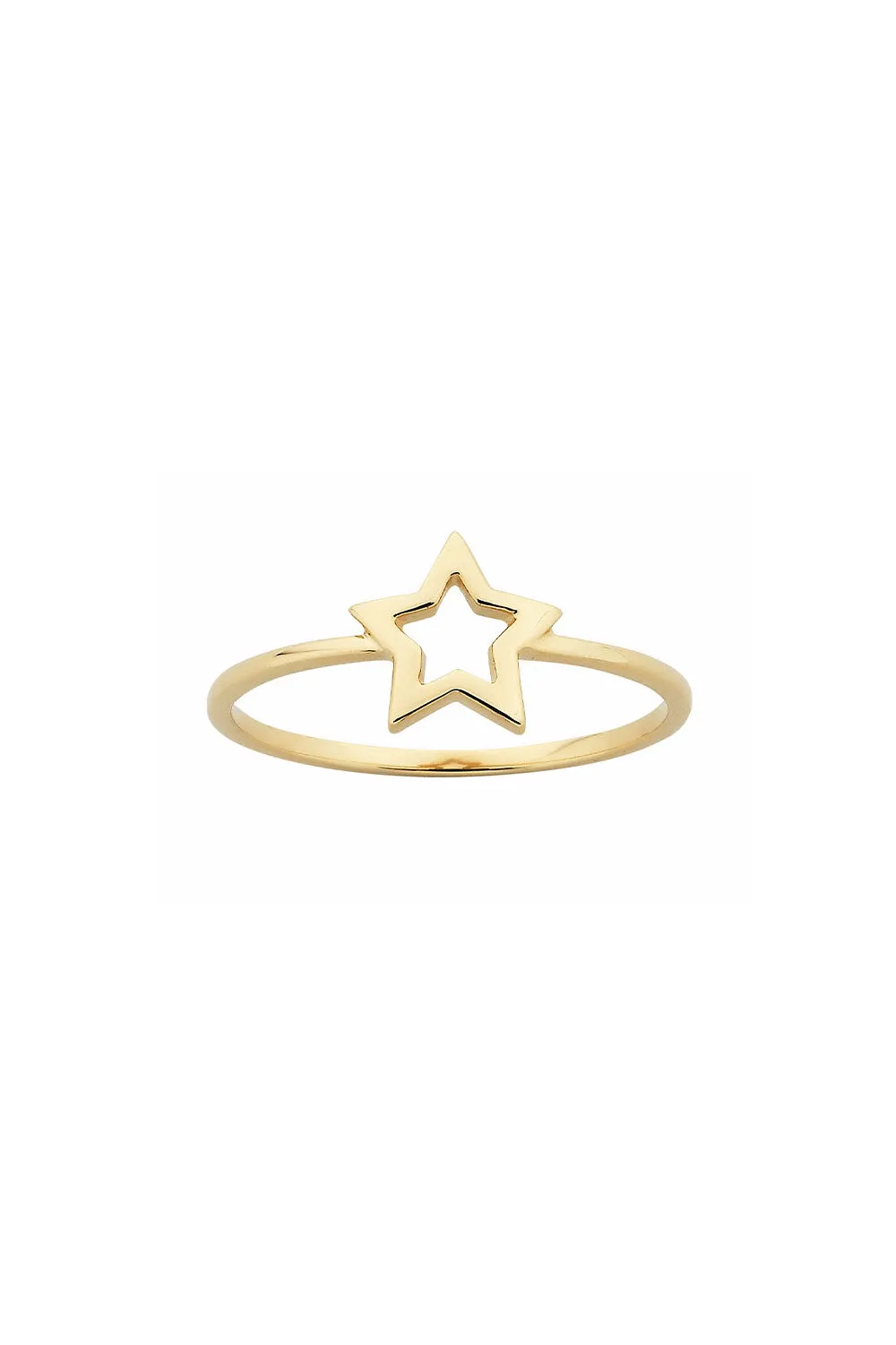 Mini Star Ring Gold sold by Karen Walker