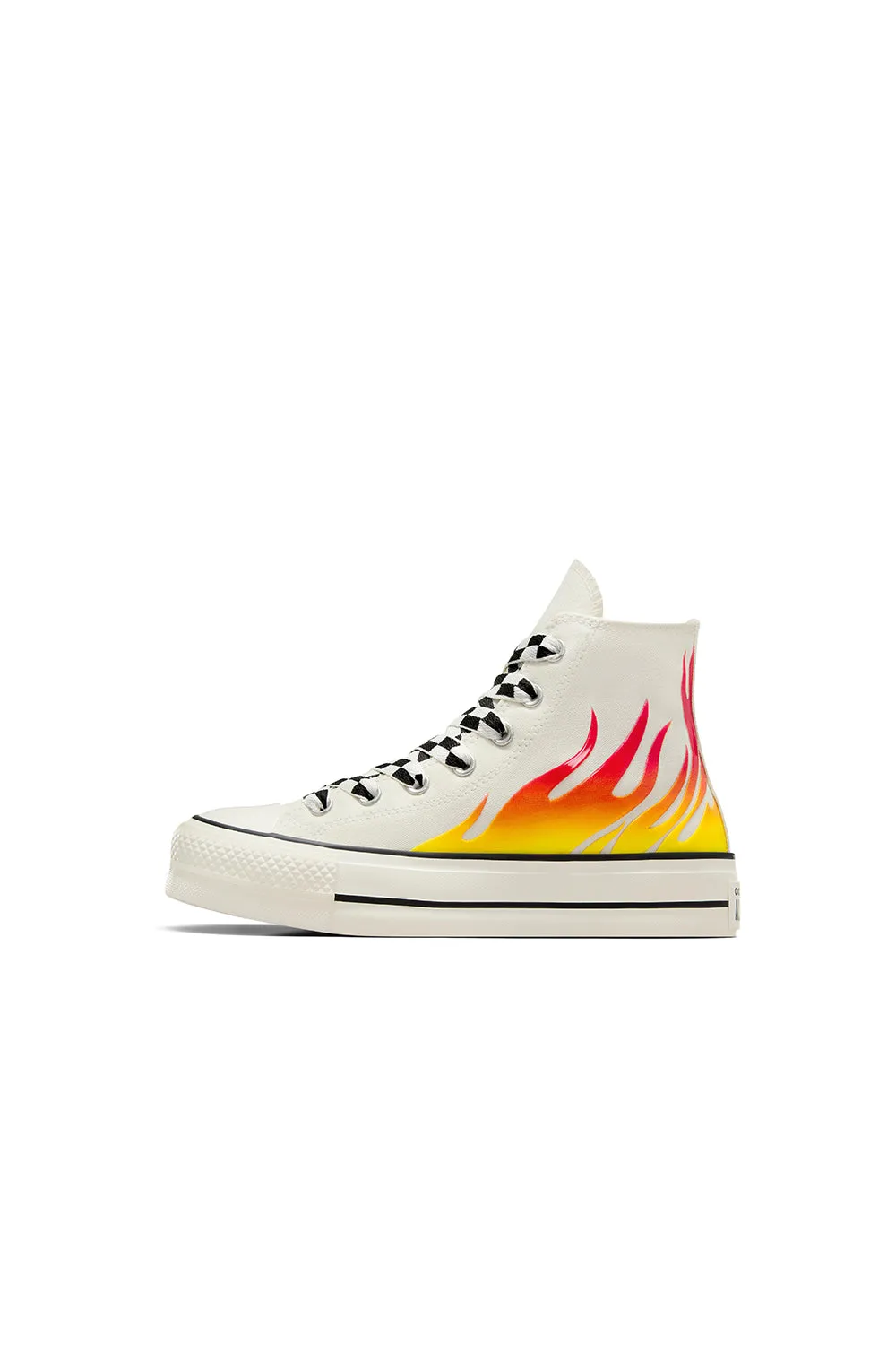 Chuck Taylor All Star Lift Platform Flames High Top Egret sold by Karen Walker product image thumbnail 3