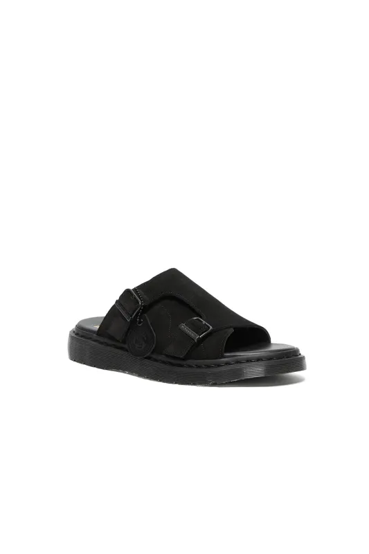 Dayne Made in England Slide Sandals Black made by Dr. Martens