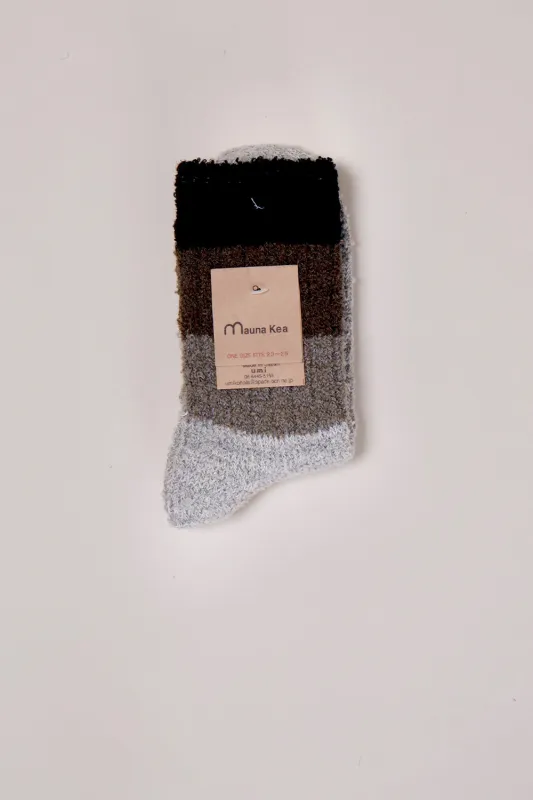 Gradation Border Socks Black sold by Karen Walker