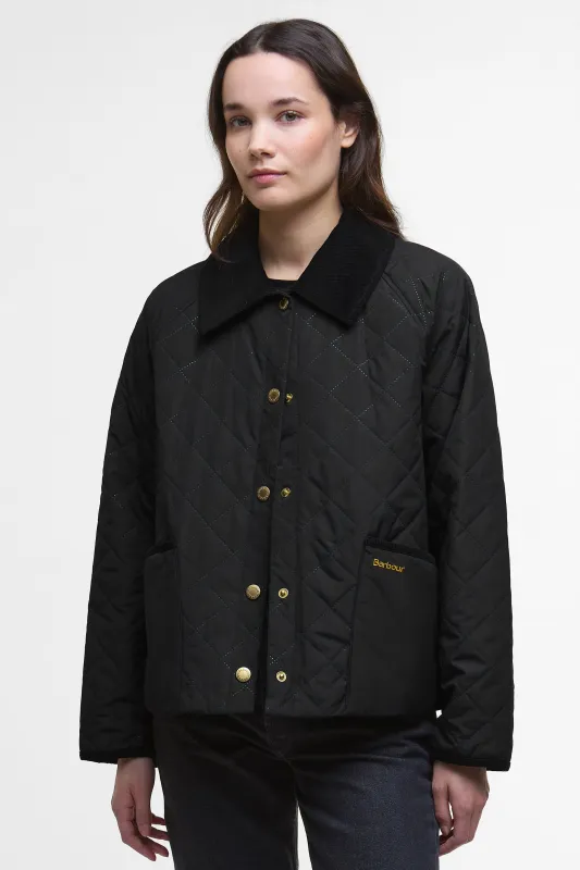Anise Quilted Jacket Black/Ancient sold by Karen Walker