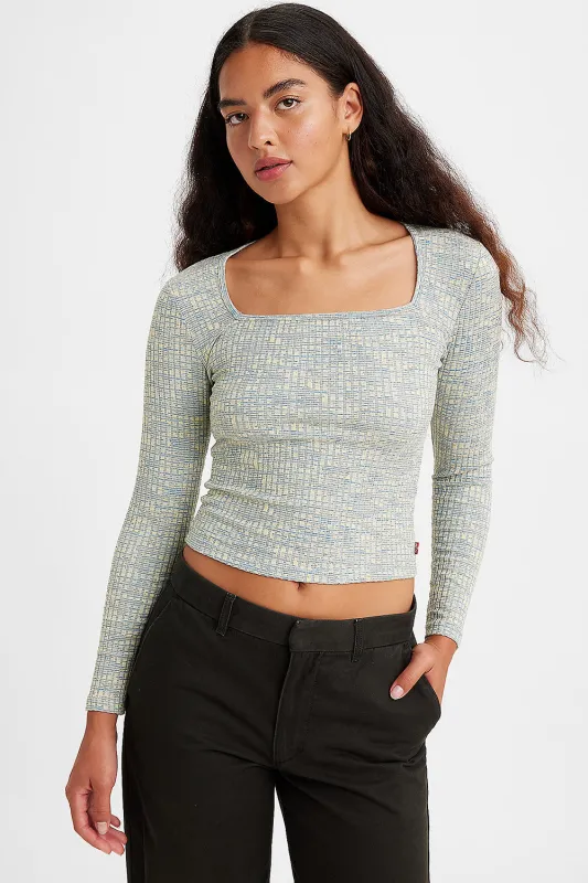 Magnolia Top Sunshine Blue sold by Karen Walker