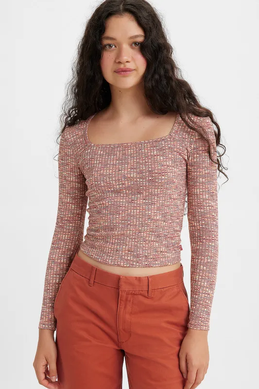 Magnolia Top Earth Red sold by Karen Walker