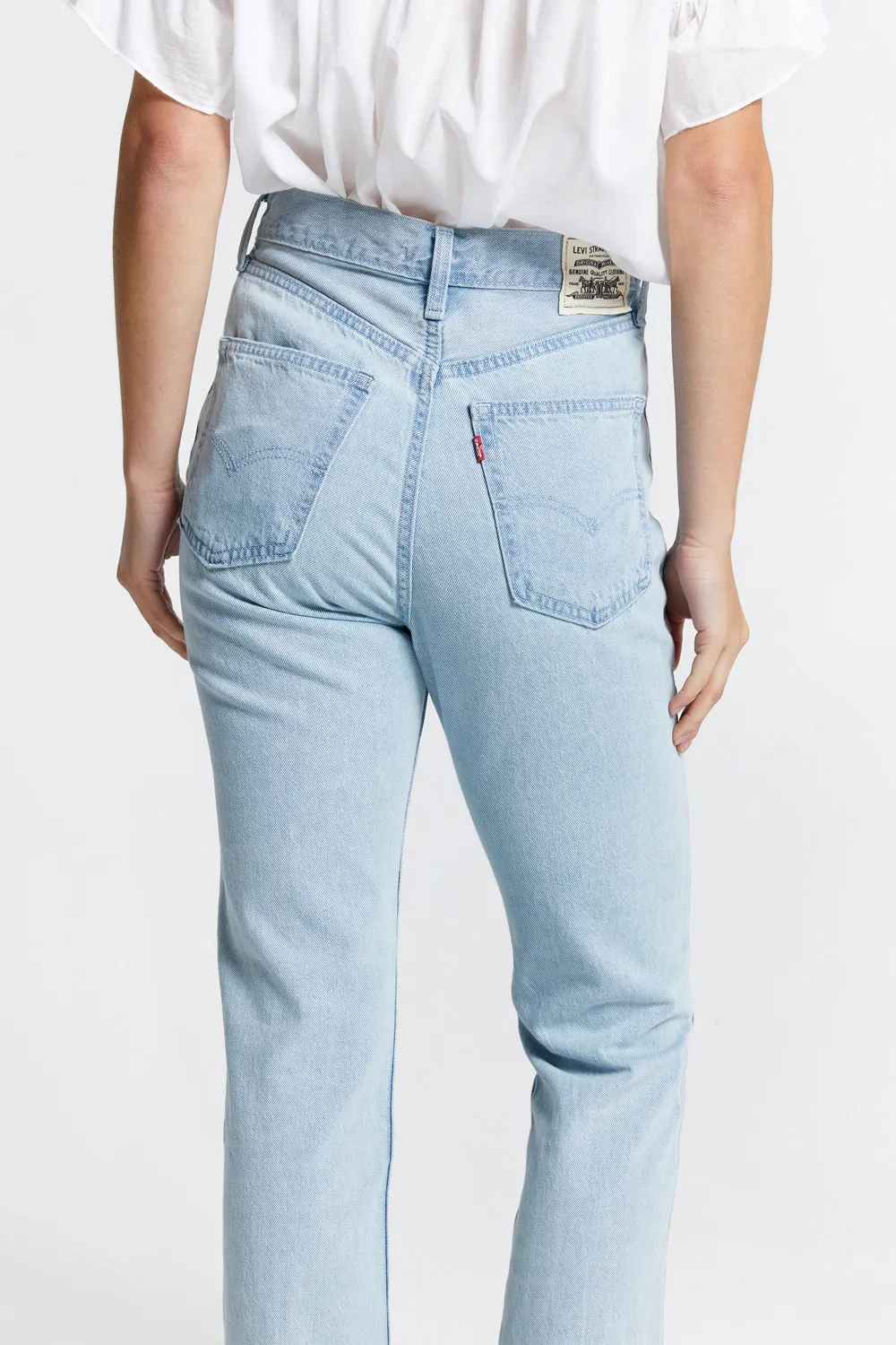 Wellthread® '70s High Straight Jeans Faded Violet Wipeout sold by Karen Walker product image thumbnail 4