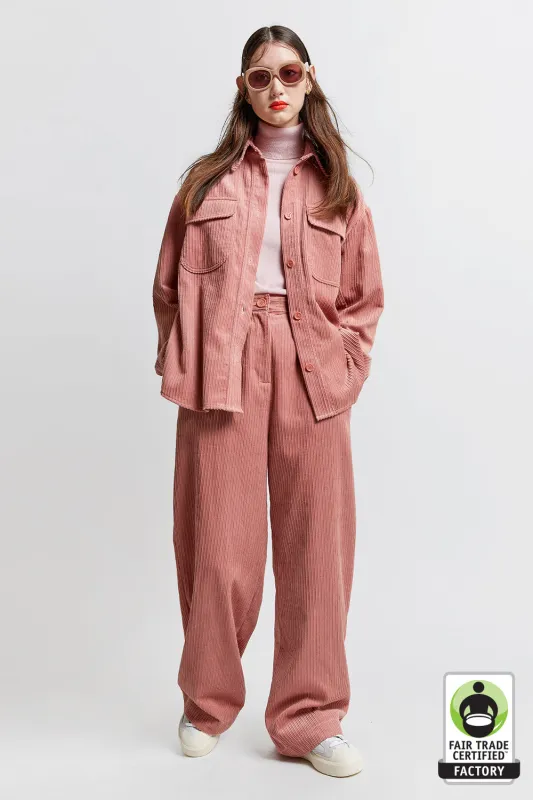 Long Workwear Organic Cotton Pants Rose sold by Karen Walker