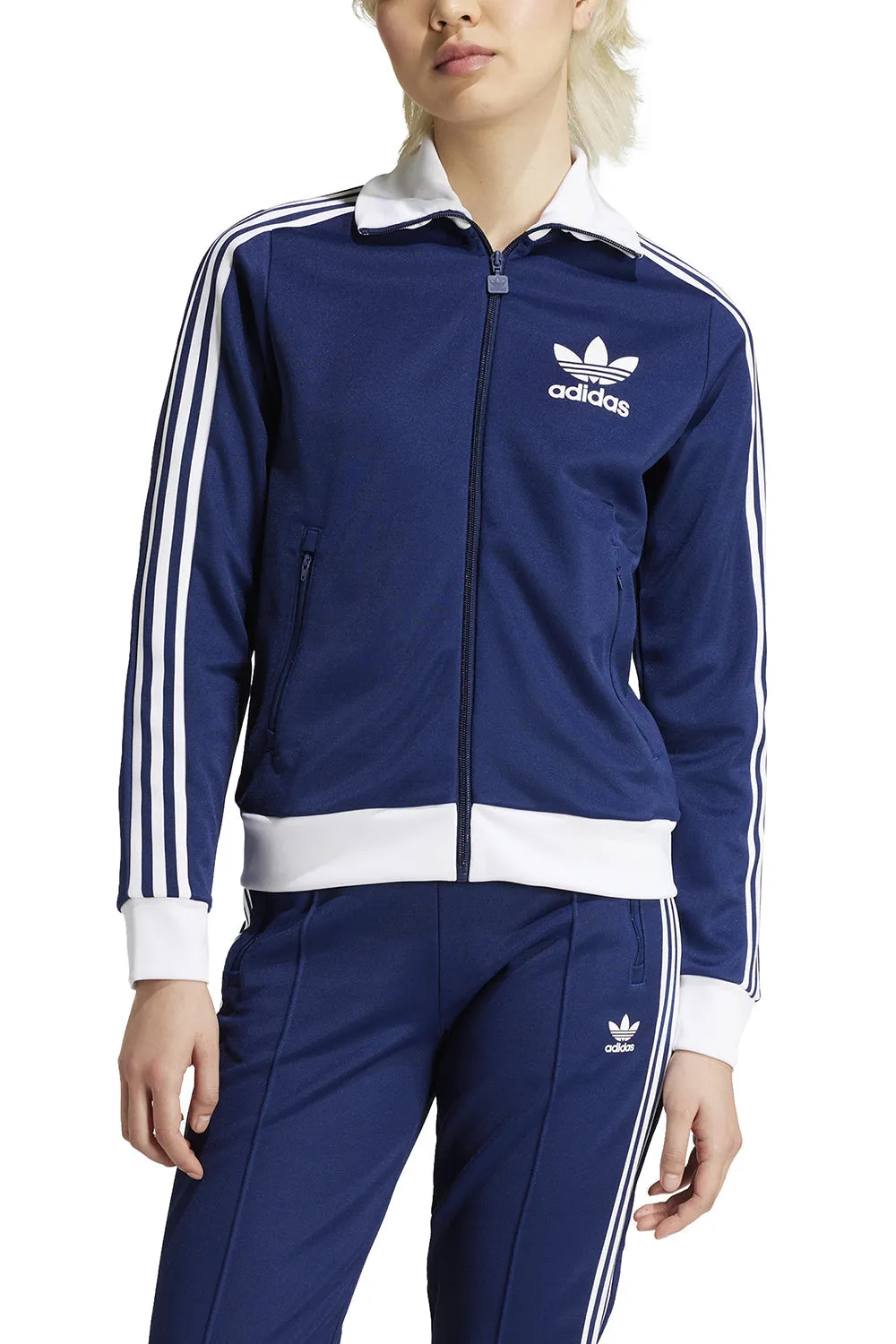 Beckenbauer Track Top Dark Blue sold by Karen Walker