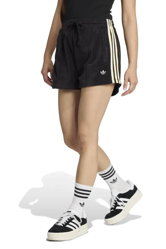 Terry Towel Firebird Shorts Black sold by Karen Walker