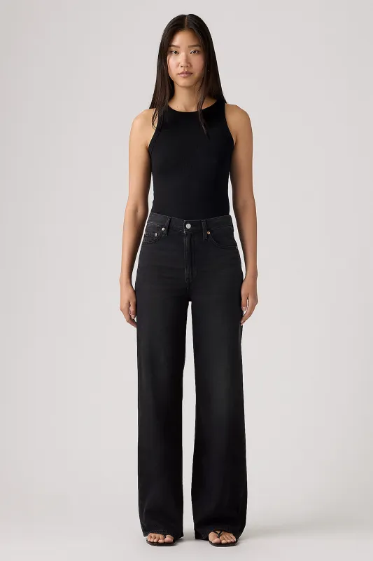 Ribcage Wide Leg Jeans None Your Business sold by Karen Walker
