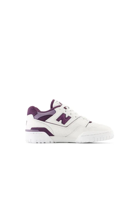550 White/Reflection/Midnight Violet made by New Balance