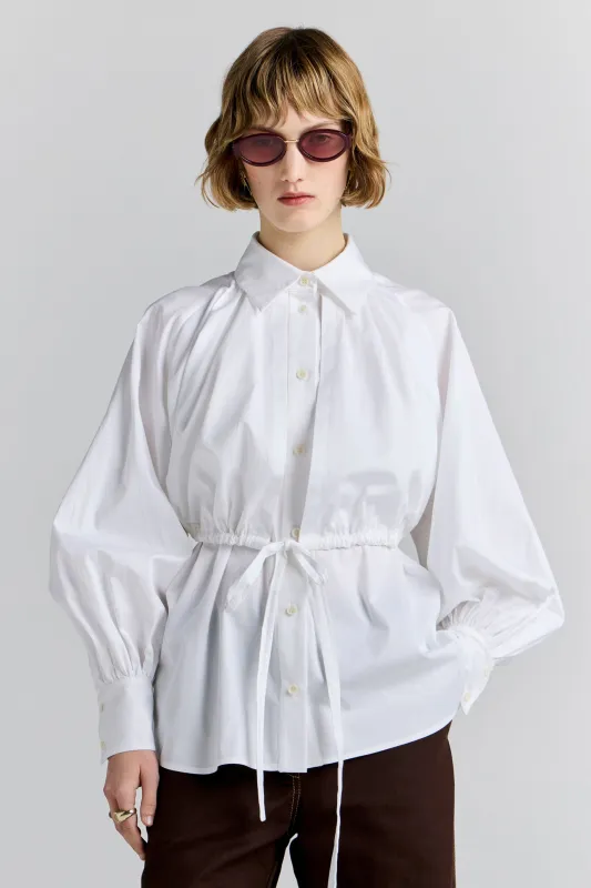 Gale Force Shirt White made by Karen Walker