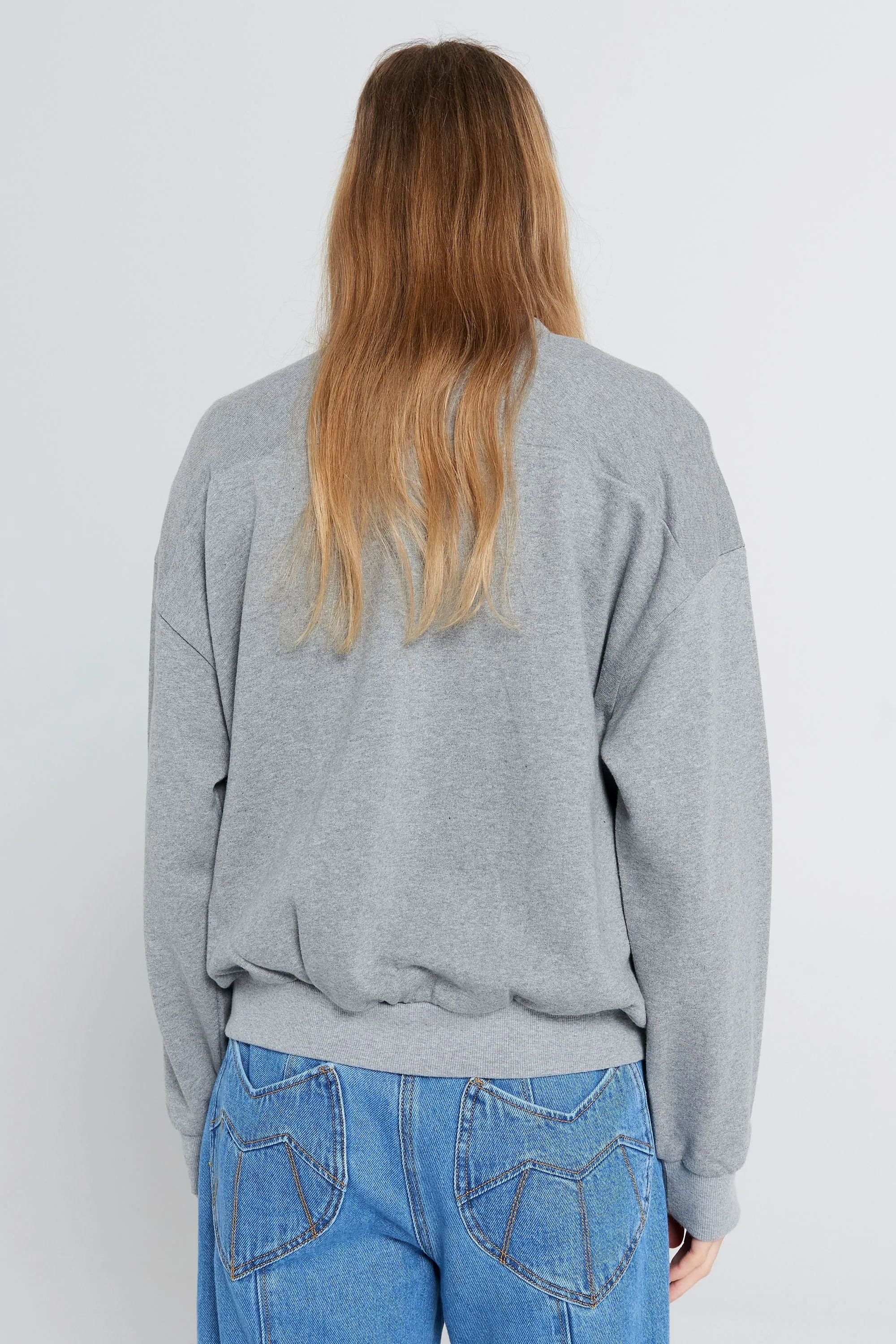Runaway Girl Organic Cotton Crewneck Sweatshirt Grey Marle sold by Karen Walker product image thumbnail 3