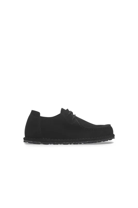 Utti Lace Suede Regular Fit Black made by Birkenstock