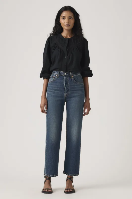 Ribcage Straight Ankle Jeans Analyze This made by Levi's