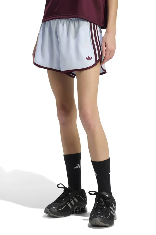 3 Stripes Sprinter Shorts Crew Sky/Maroon made by Adidas