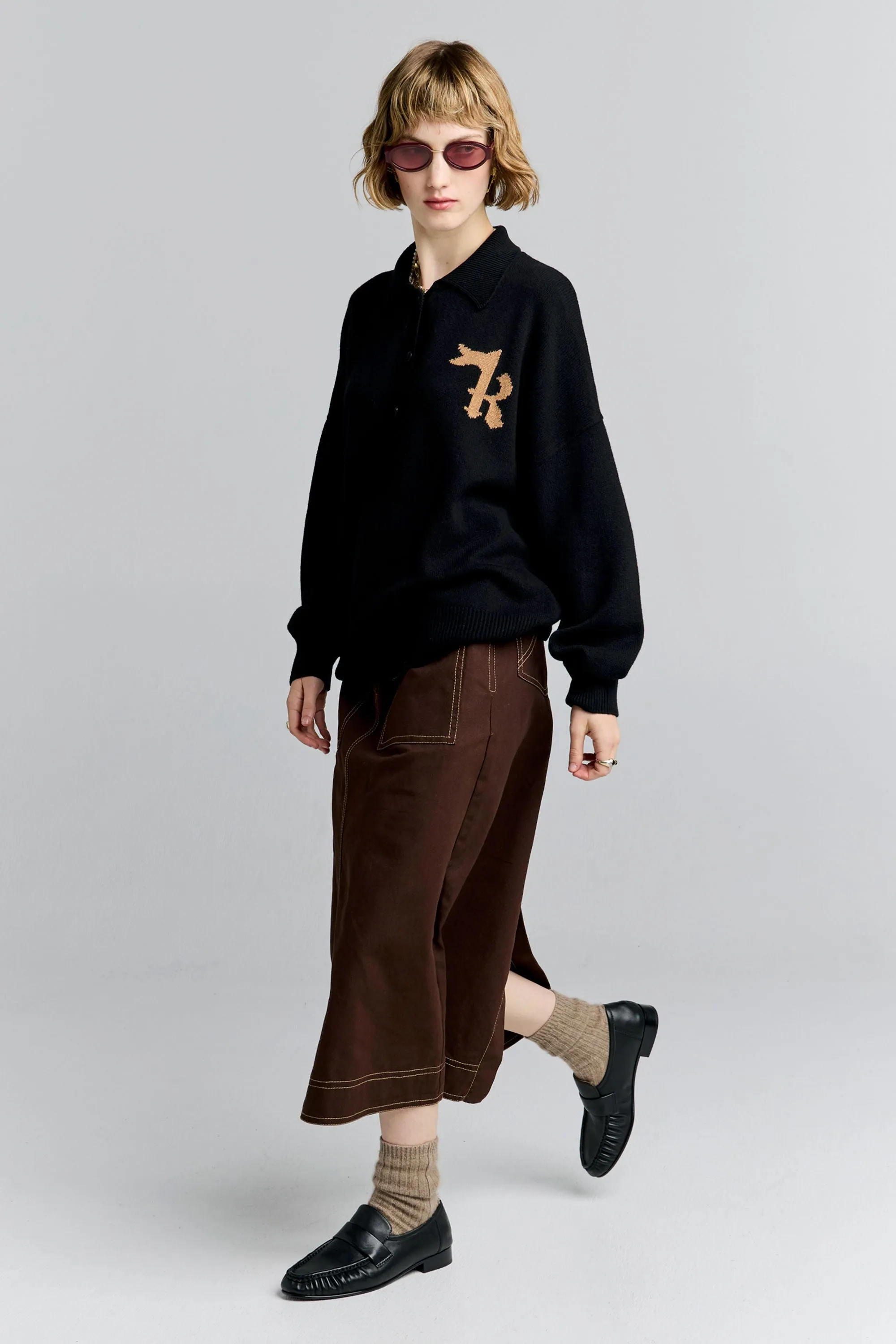 K Flag Polo Black sold by Karen Walker product image thumbnail 2