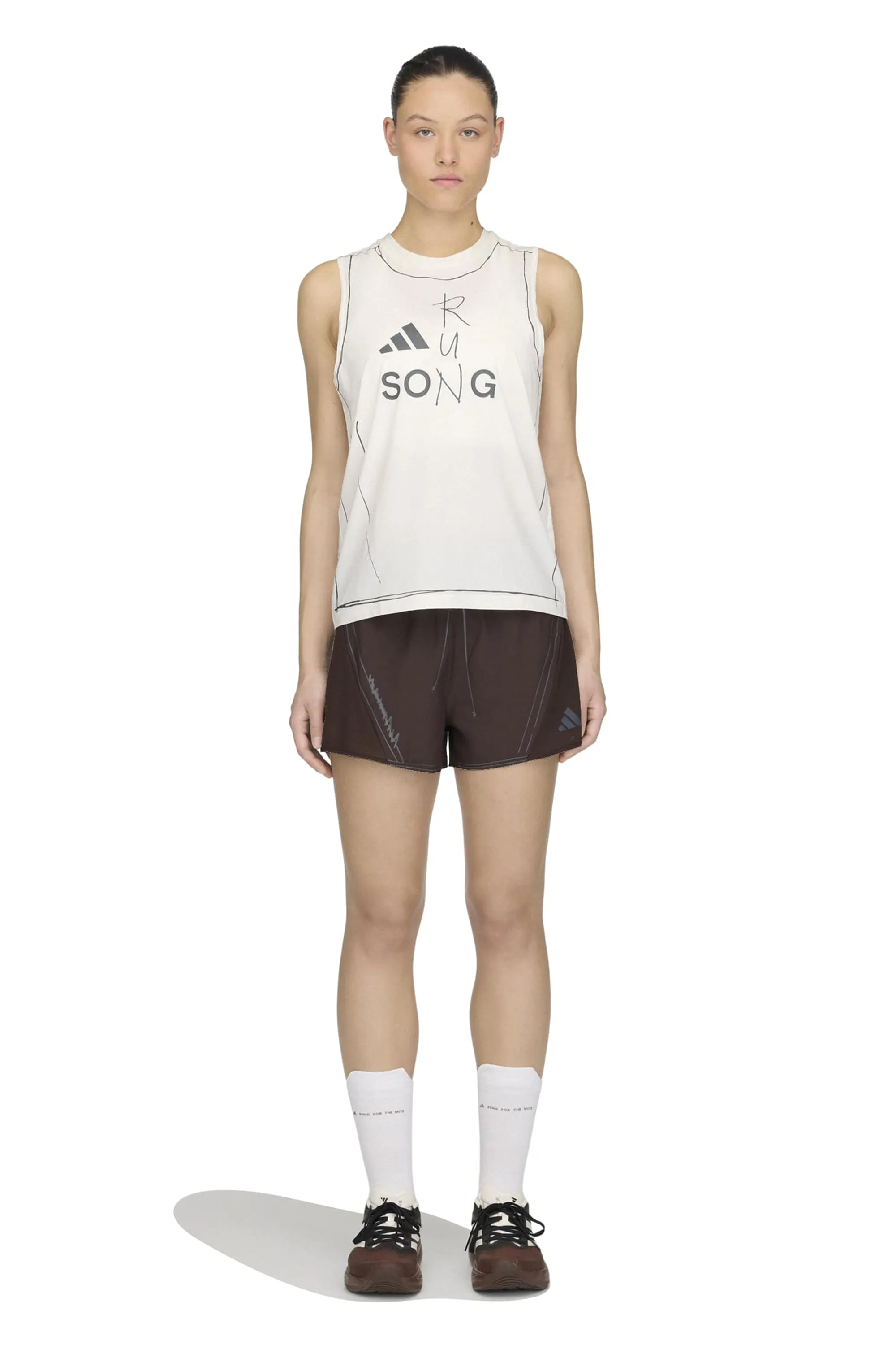 Adi365 Running Shorts Aurora Coffee sold by Karen Walker