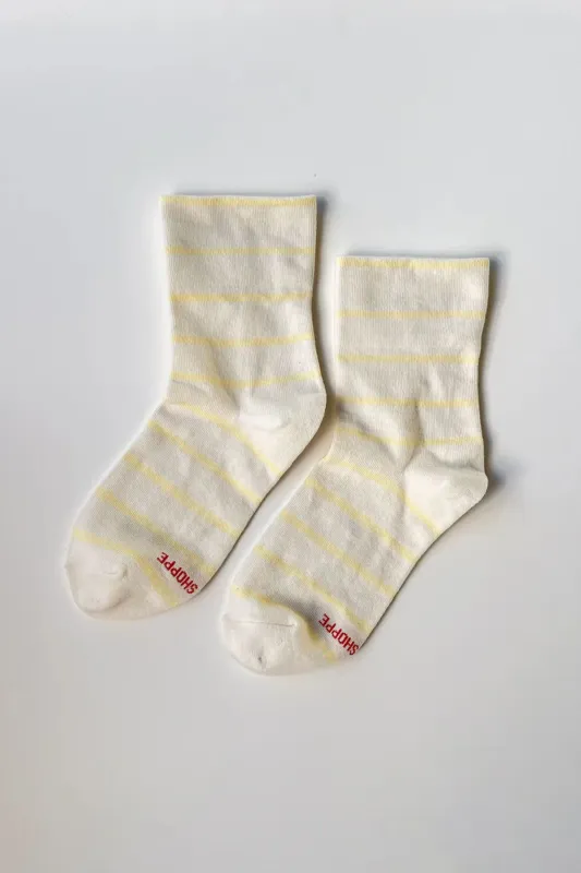 Wally Socks Lemon made by Le Bon Shoppe