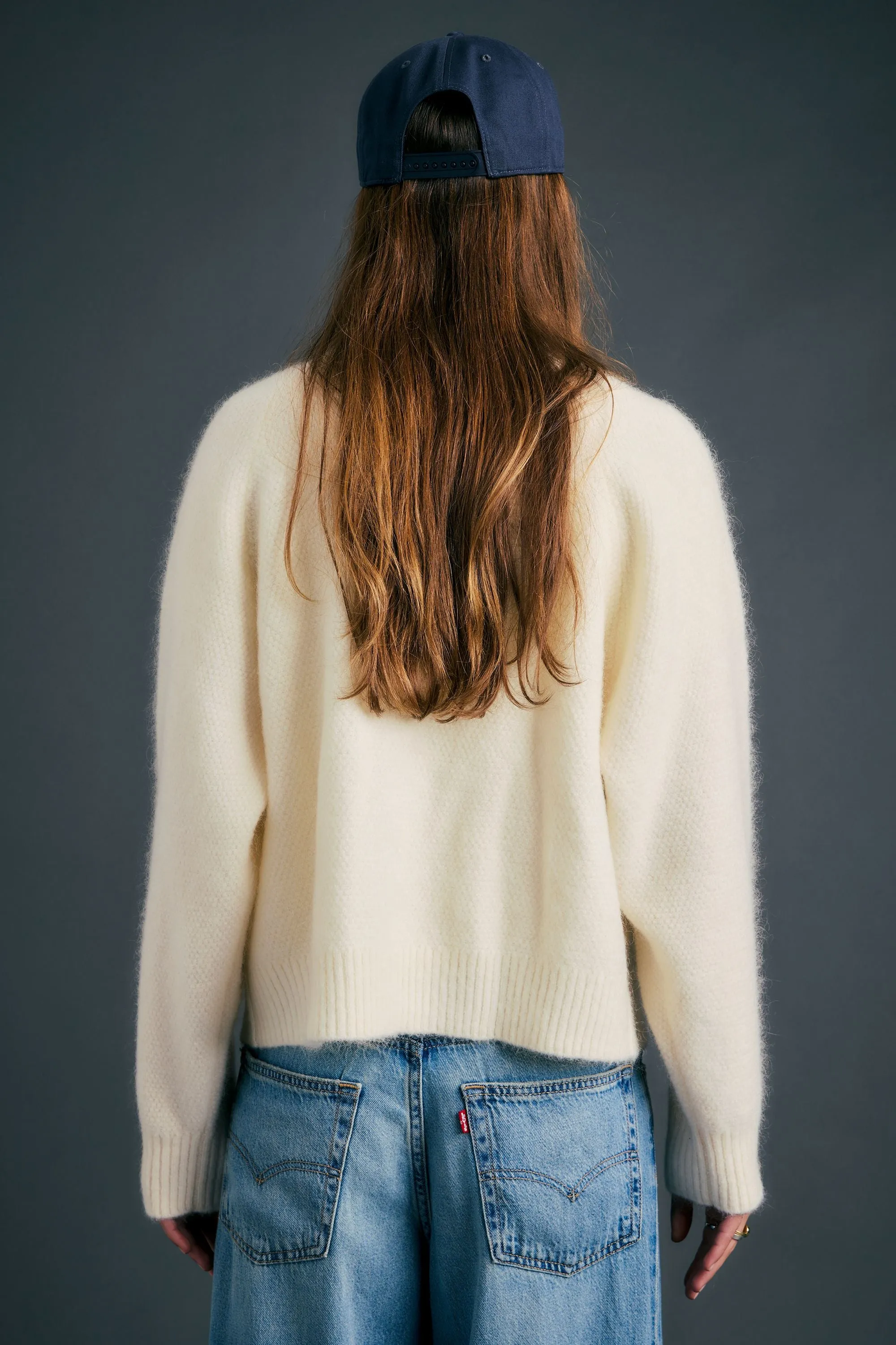 Nestle Knit Bomber Ivory sold by Karen Walker product image thumbnail 3
