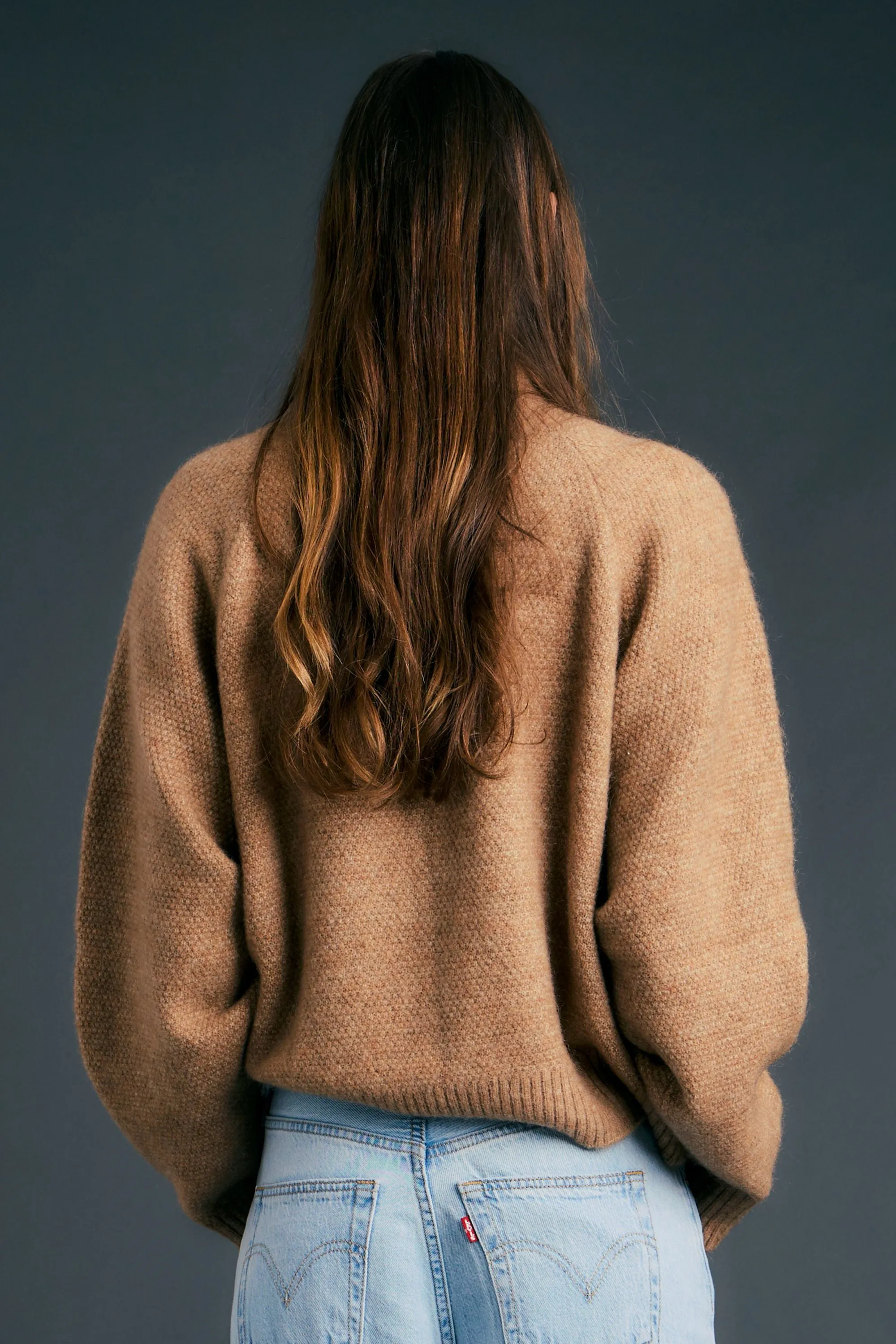 Nestle Knit Bomber Camel sold by Karen Walker product image thumbnail 3