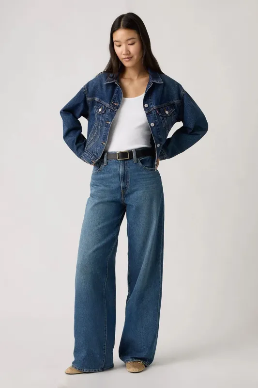 Cinch Wide Leg Pass the Parcel Medium Indigo made by Levi's