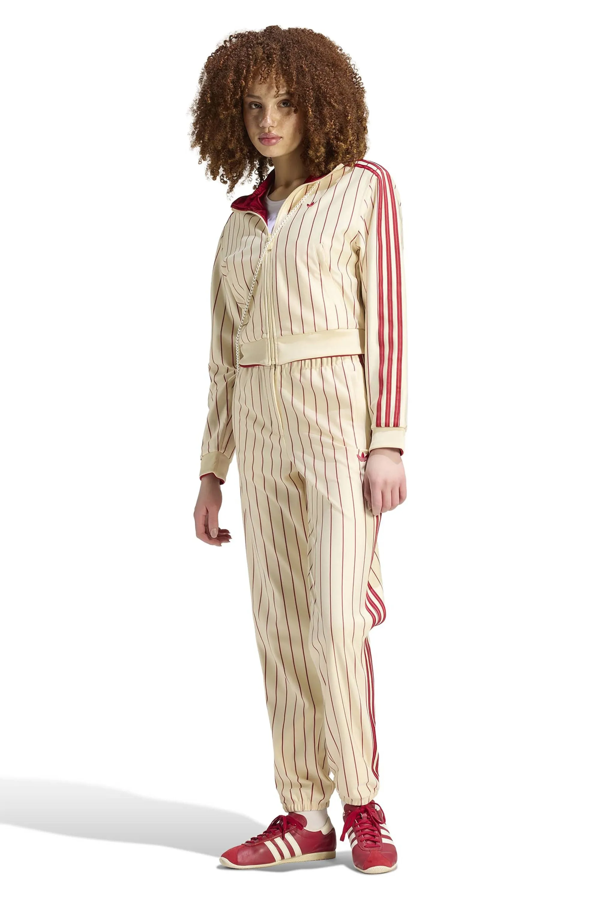 Pinstripe Trackpants Vanilla/Red sold by Karen Walker product image thumbnail 3