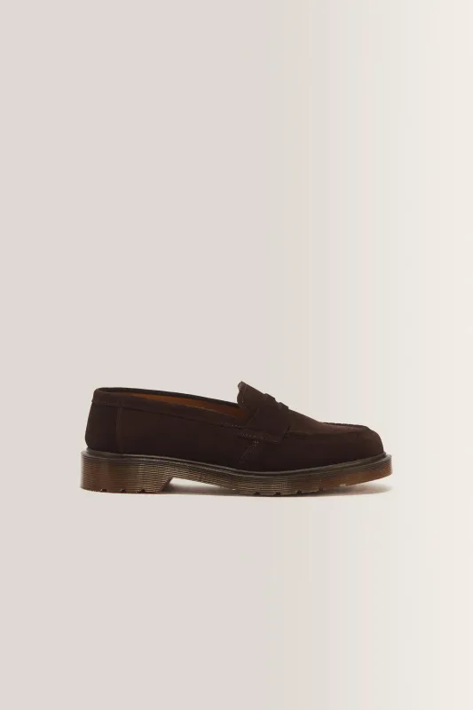 Delapre Penny Loafer Brindle Brown made by Dr. Martens