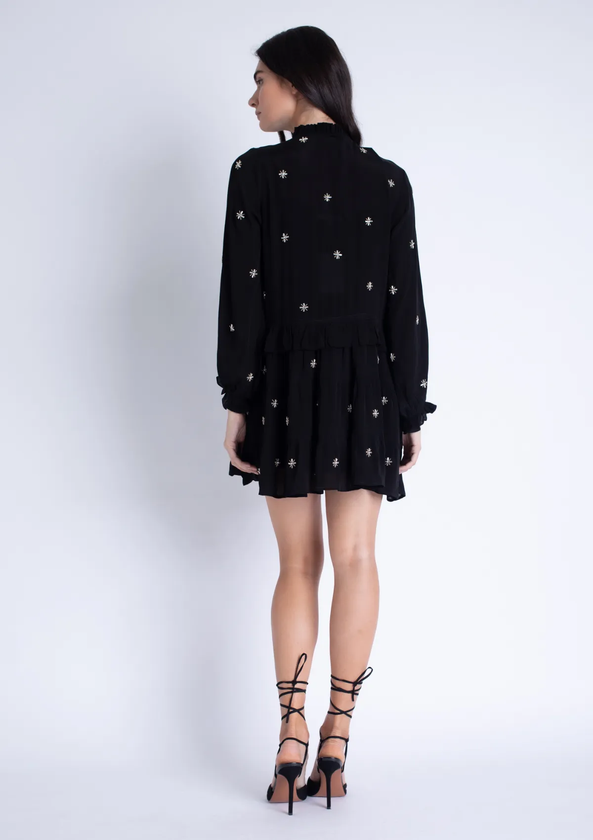 Ella Rhinestones Mini Dress sold by Karina Grimaldi product image thumbnail 2