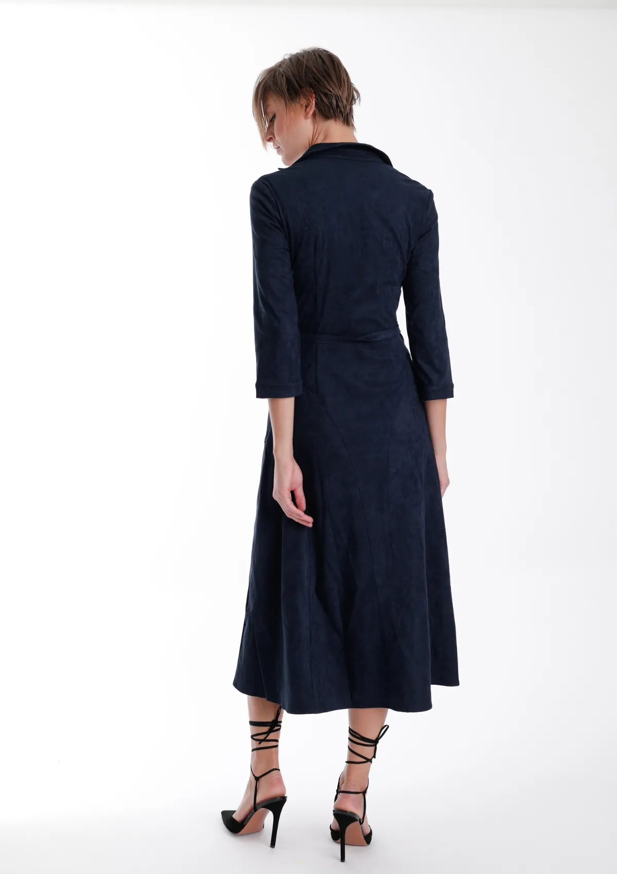 Victoria Suede Dress sold by Karina Grimaldi product image thumbnail 2